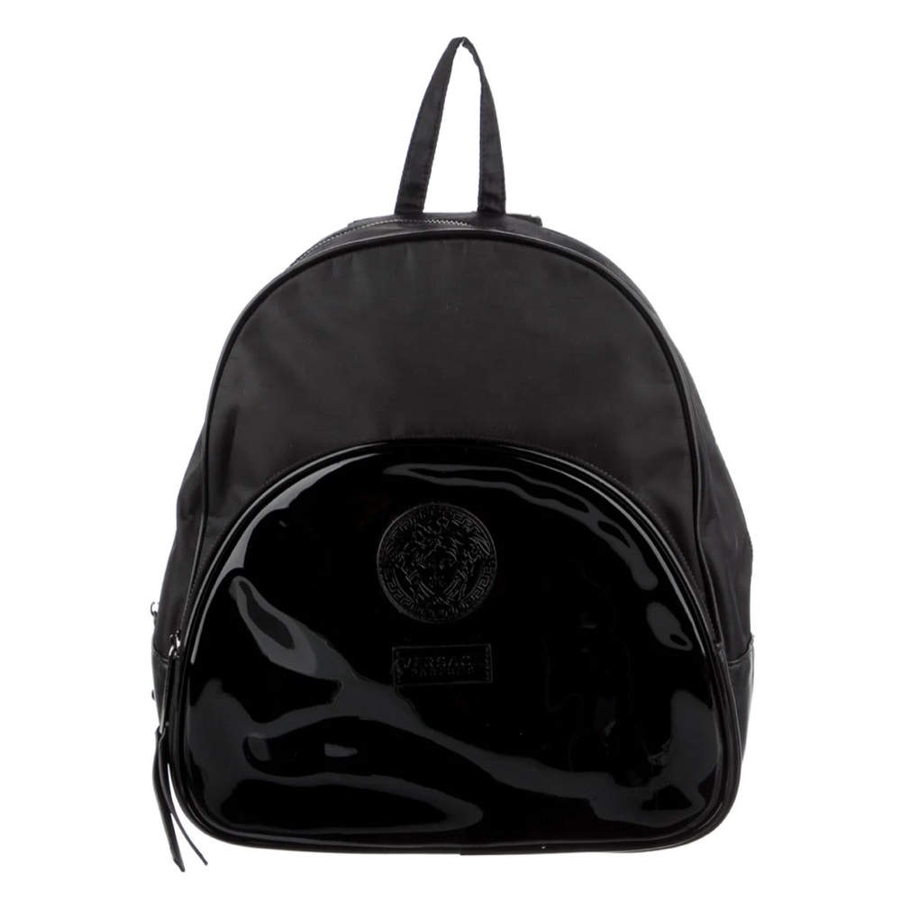 Versace Black Backpack - image 1